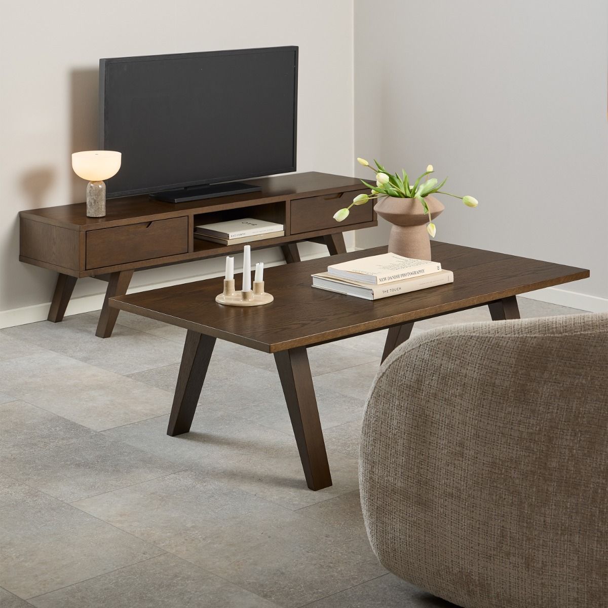 Wooden Coffee Table Rectangular - A-Line