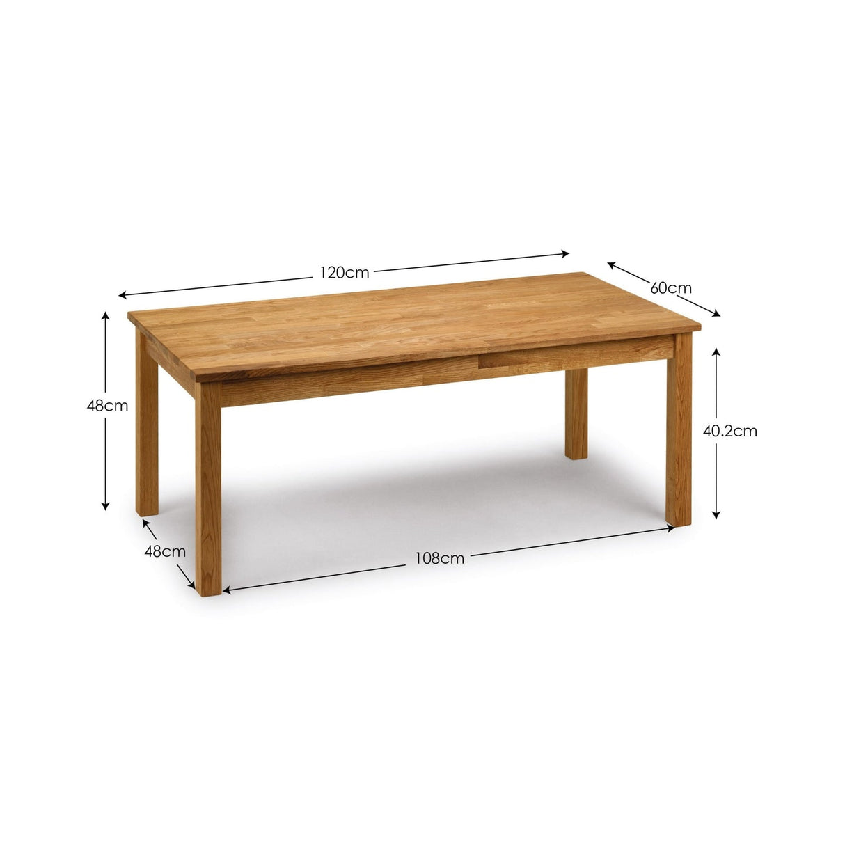 Wooden Coffee Table Rectangular - Coxmoor