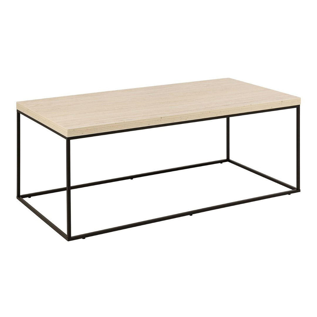 Wooden Coffee Table Rectangular in Marble Effect - Barossa