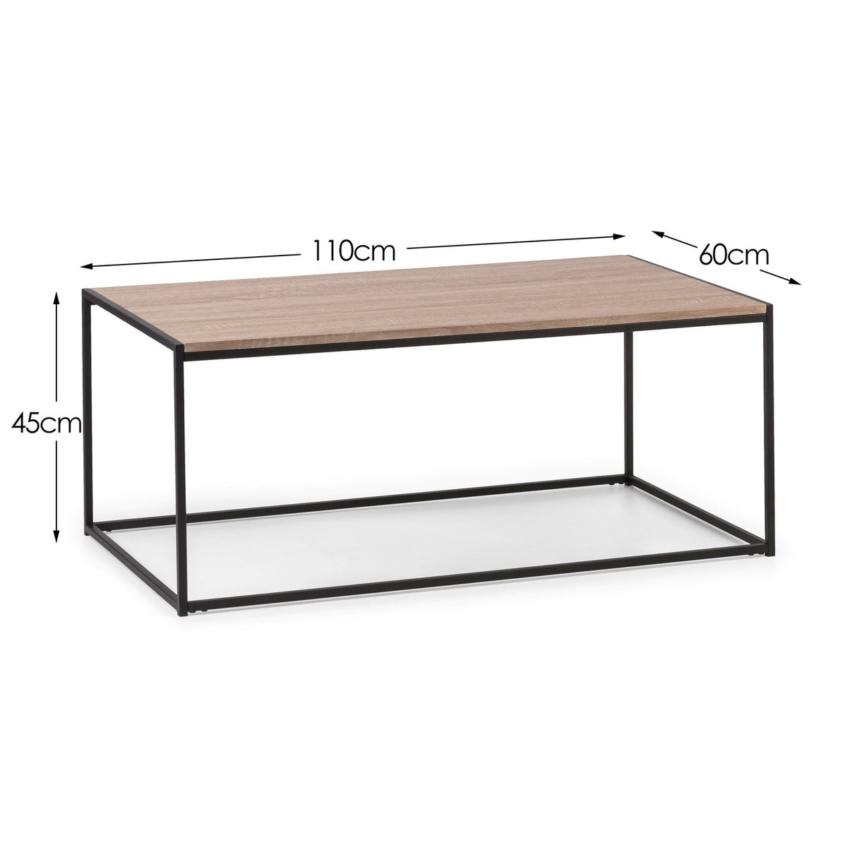 Wooden Coffee Table Rectangular - Tribeca