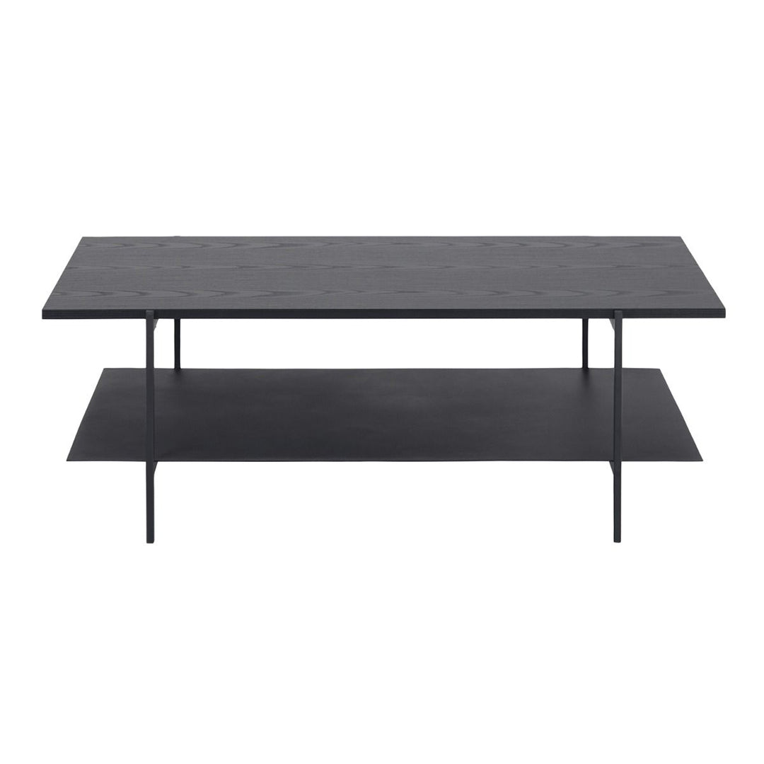Wooden Coffee Table Rectangular With Undershelf - Angus