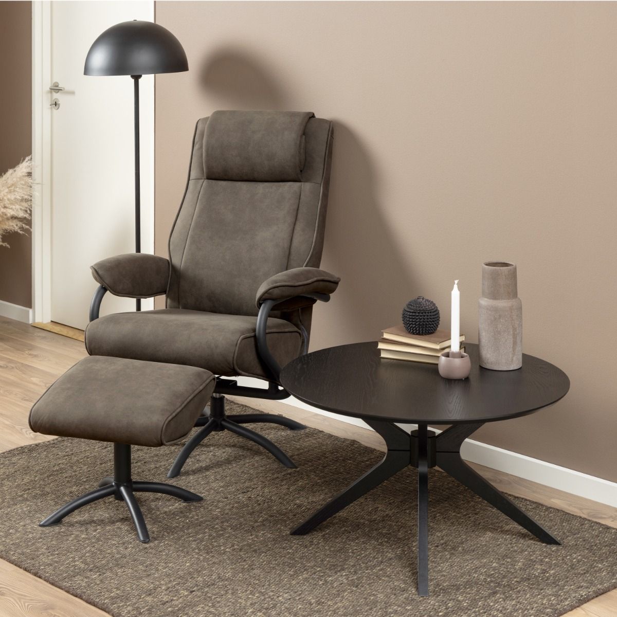 Wooden Coffee Table Round - Duncan