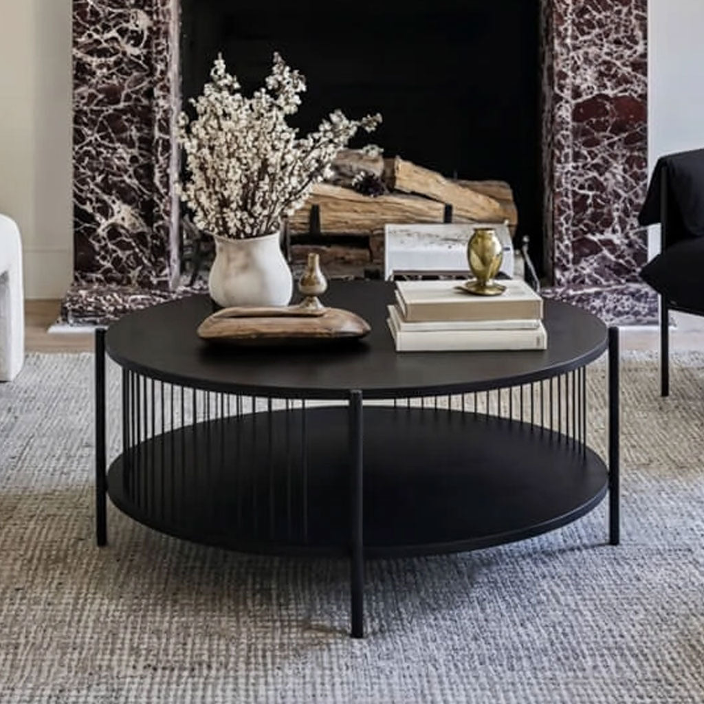 Wooden Coffee Table Round - Harper