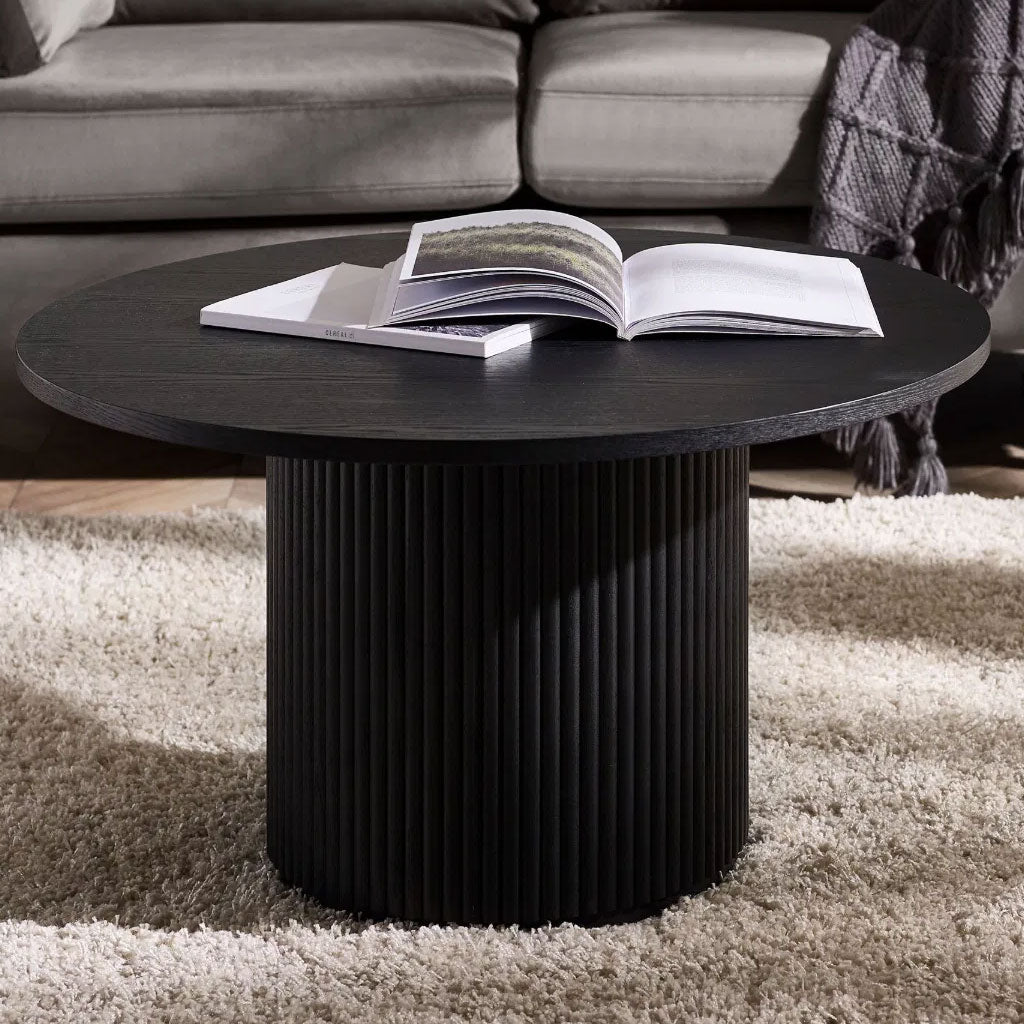Wooden Coffee Table Round - Louis