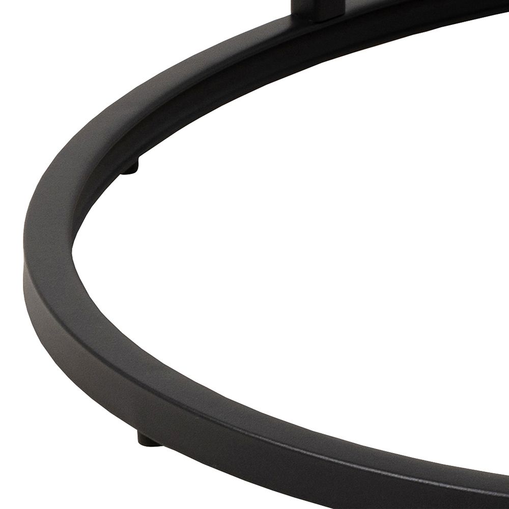 Wooden Coffee Table Set of 2 in Marble Effect - Spiro