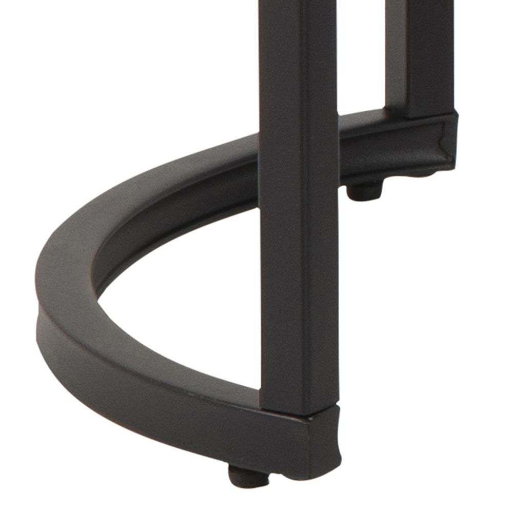 Wooden Coffee Table in Set Of 2 Round And Oval - Spiro