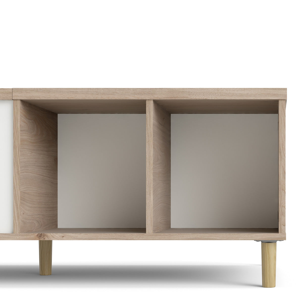 Wooden Coffee Table With Sliding Top in Jackson Hickory Oak - Rome