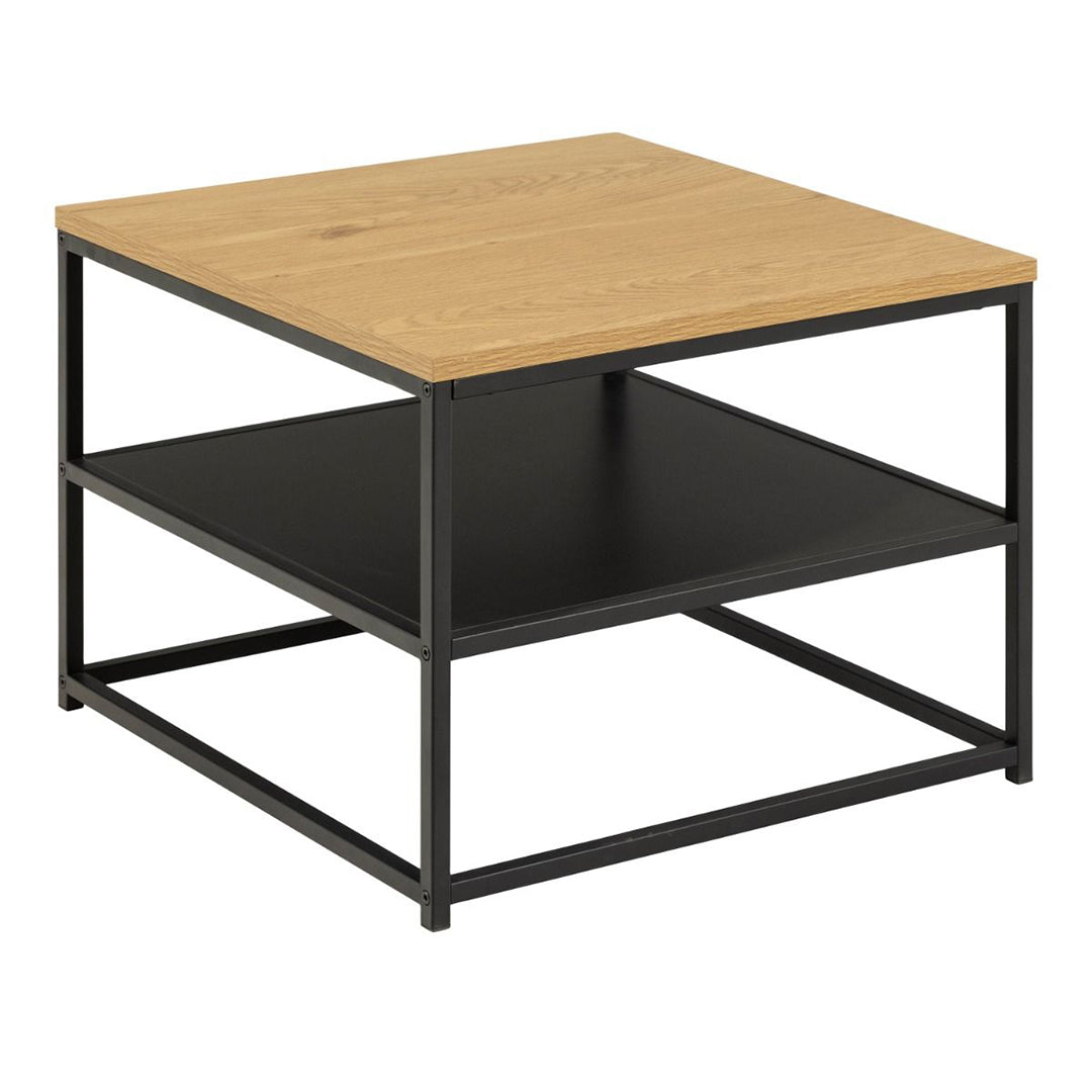 Wooden Coffee Table Square With Open Shelf - Gila