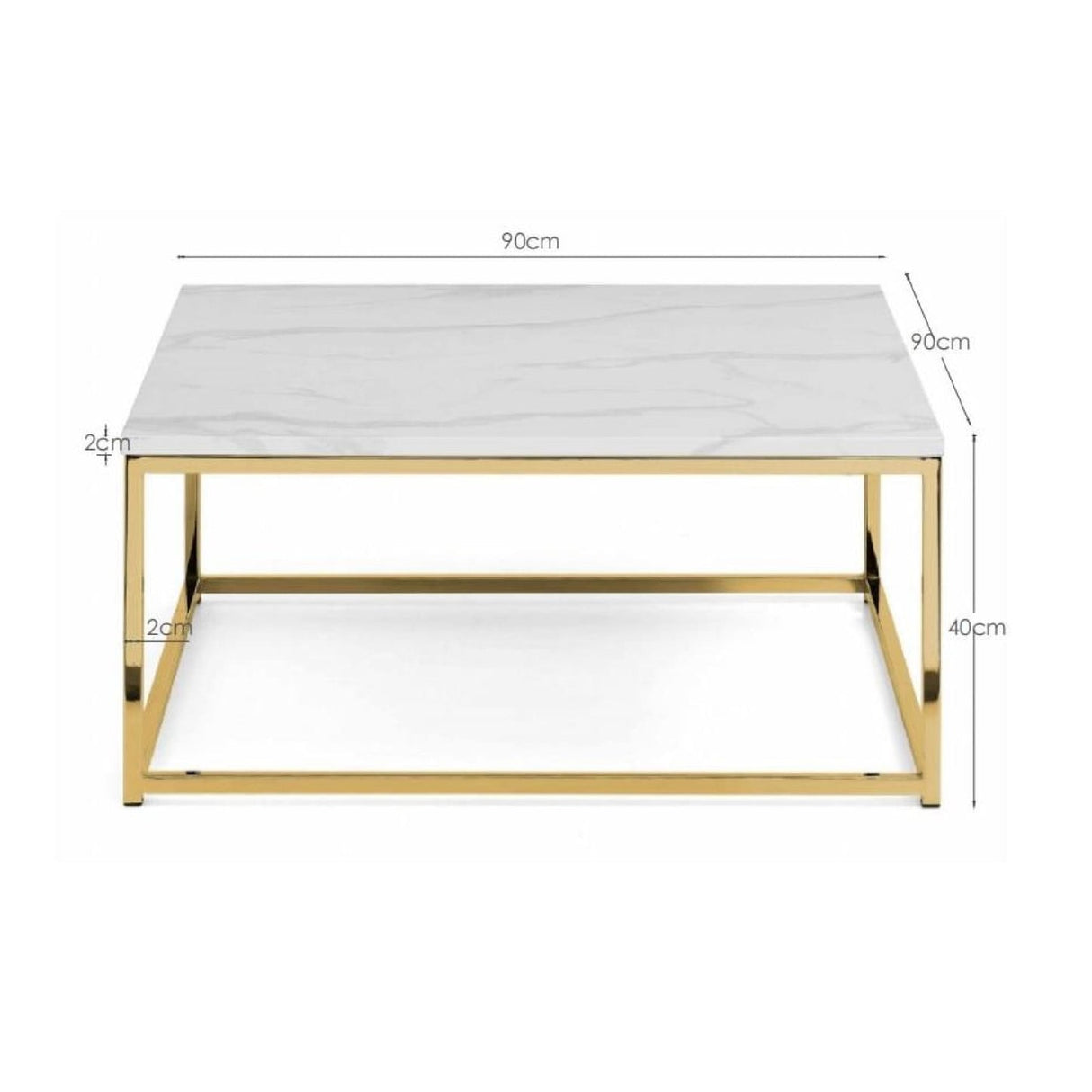 Wooden Coffee Table Square - Scala