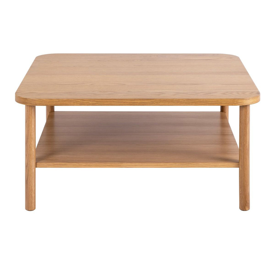 Wooden Coffee Table Square With Undershelf - Banbury