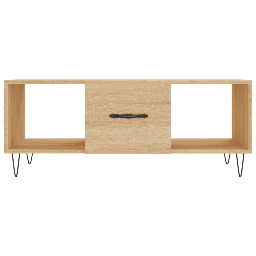 Wooden Coffee Table 102cm Wide With 1 Door - Vantage Home