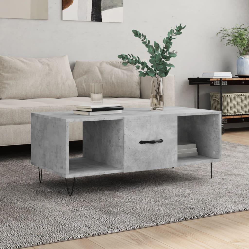 Wooden Coffee Table 102cm Wide With 1 Door - Vantage Home