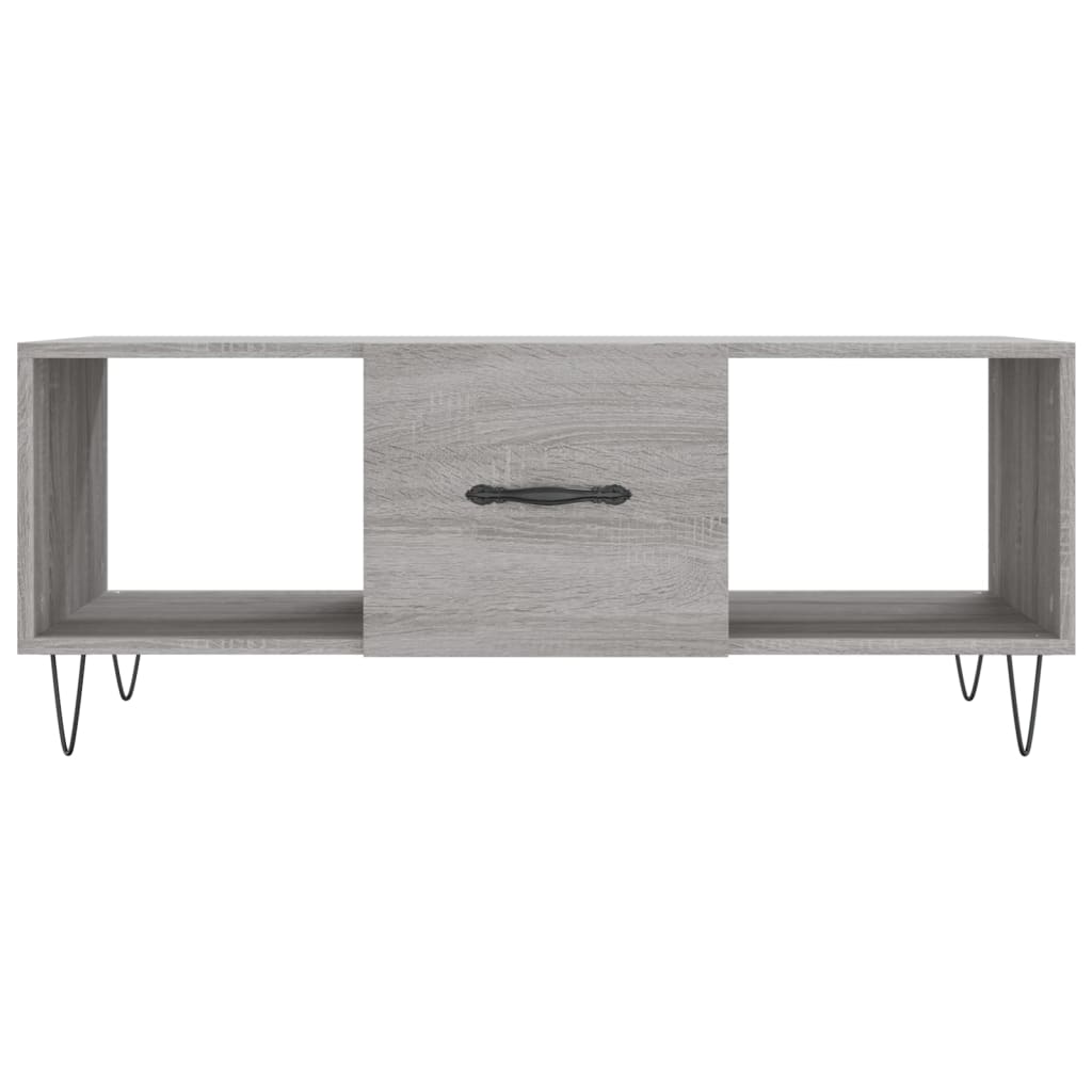 Wooden Coffee Table 102cm Wide With 1 Door - Vantage Home