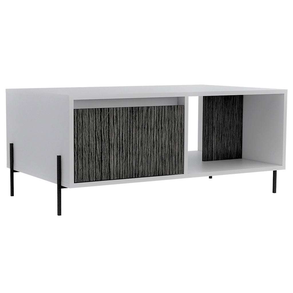 Wooden Coffee Table With 1 Drawer - Dallas