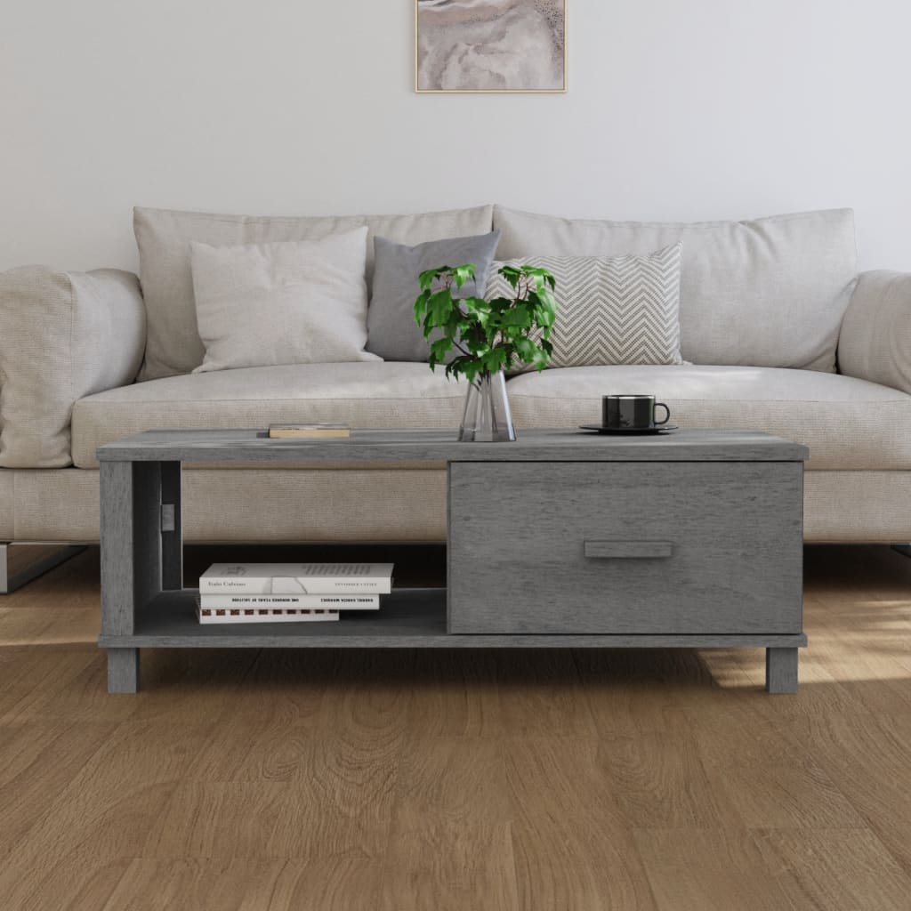 Wooden Coffee Table With 1 Drawer - Hamar