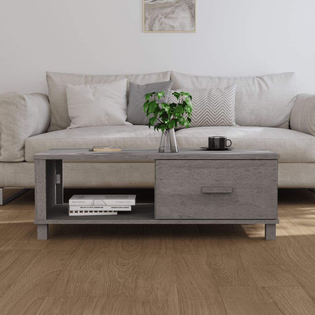 Wooden Coffee Table With 1 Drawer - Hamar