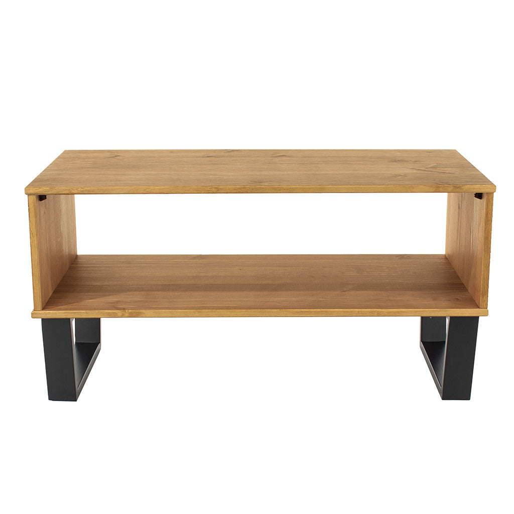 Wooden Coffee Table With 1 Shelf - Texas