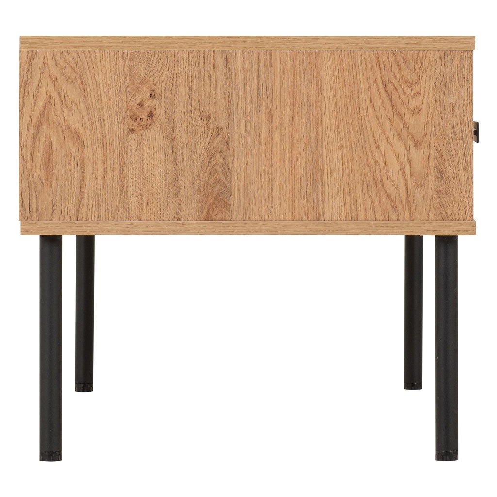 Wooden Coffee Table With 2 Drawers - Leon