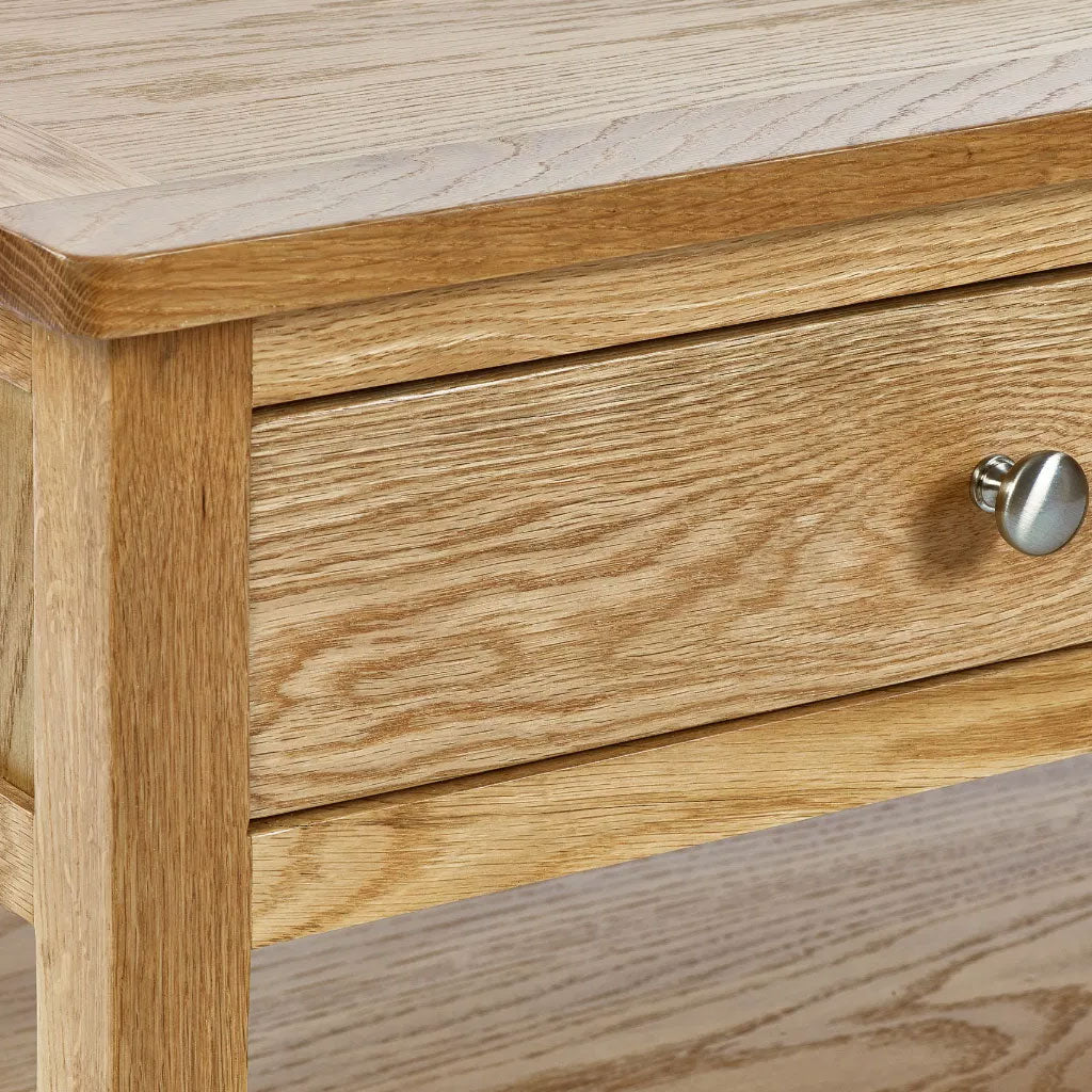 Wooden Coffee Table With 2 Drawers - Mallory