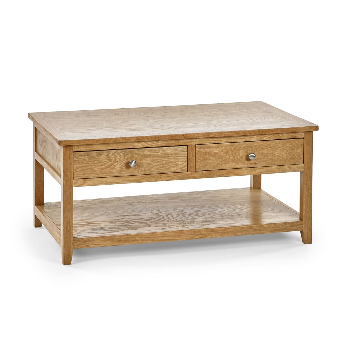 Wooden Coffee Table With 2 Drawers - Mallory