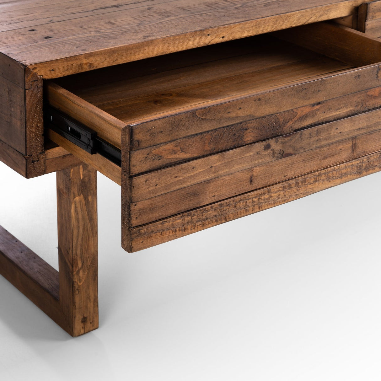 Wooden Coffee Table With 2 Drawers - Woburn