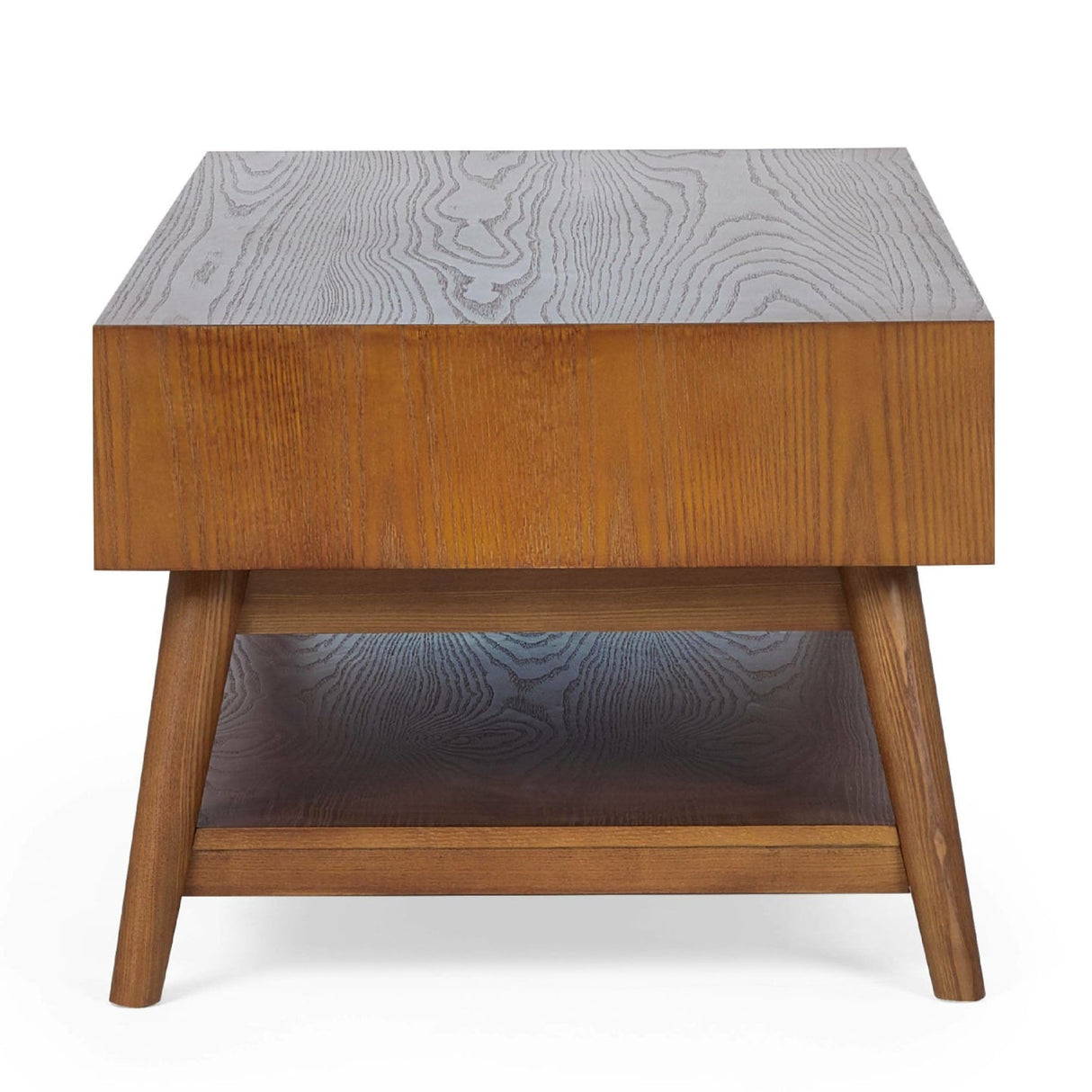 Wooden Coffee Table With 4 Drawers - Lowry