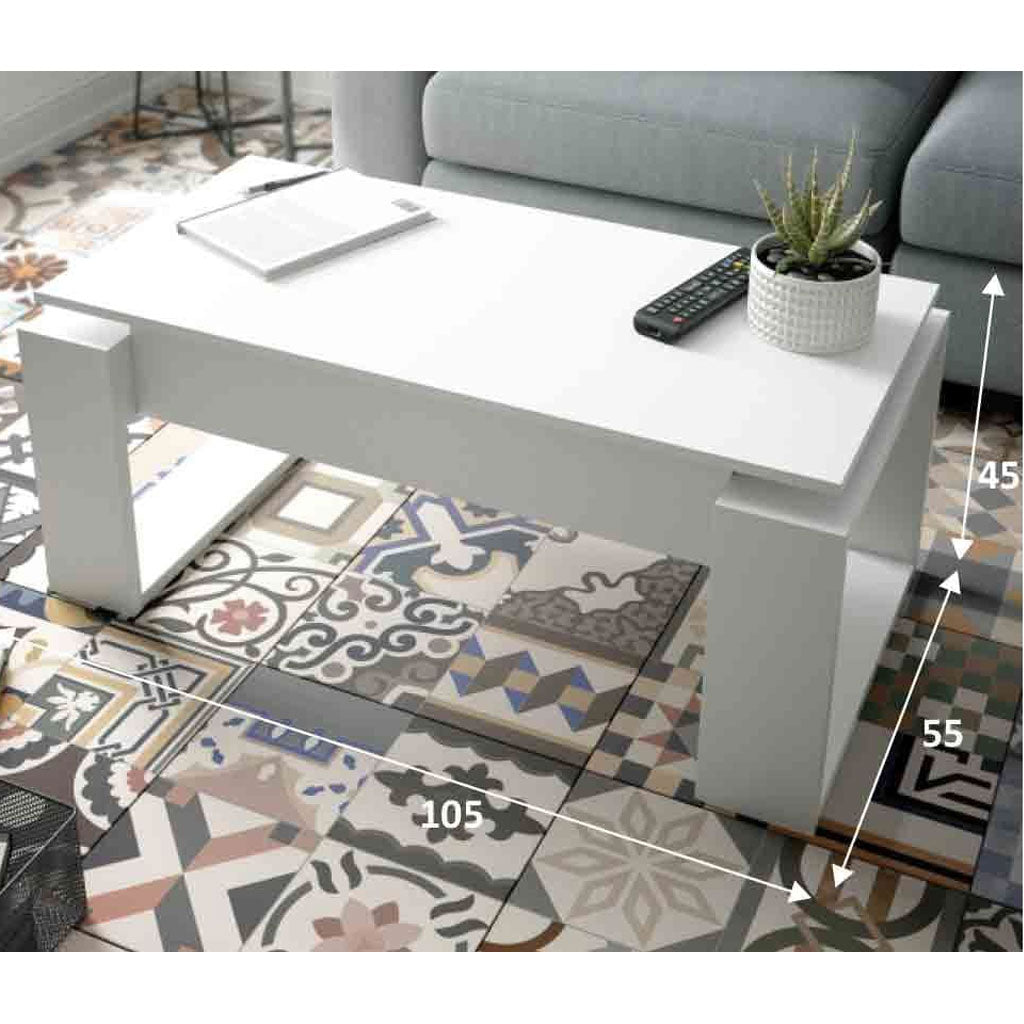 Wooden Coffee Table With Lift up Storage - Felton