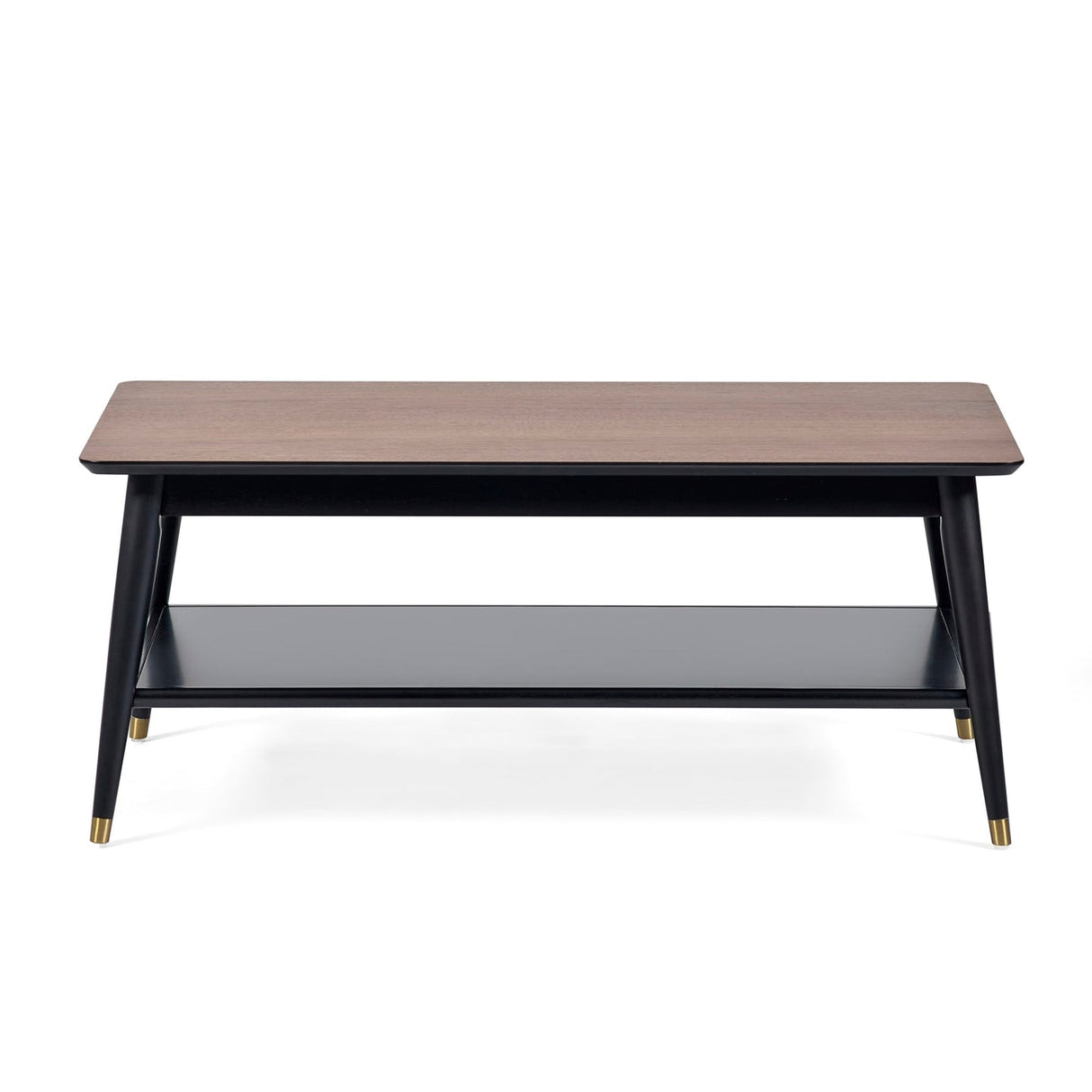 Wooden Coffee Table With Shelf - Findlay