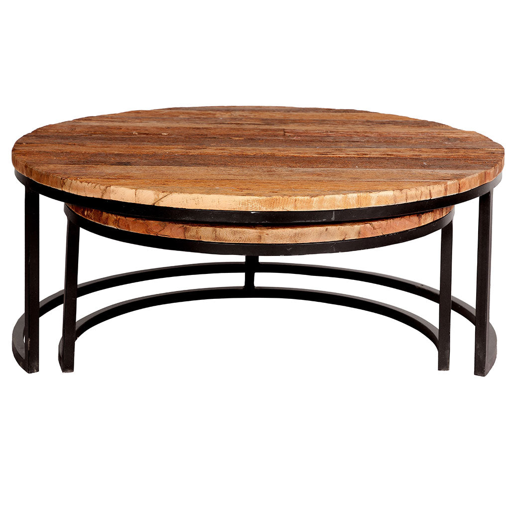 Wooden Coffee Tables in Set Of 2 - Inverley Designs