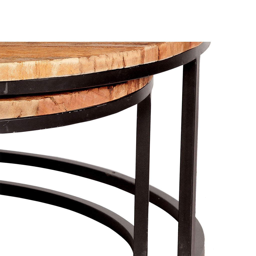 Wooden Coffee Tables in Set Of 2 - Inverley Designs