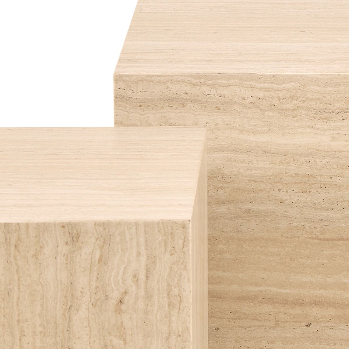 Wooden Coffee Tables in Set Of 2 Rectangular - Dice