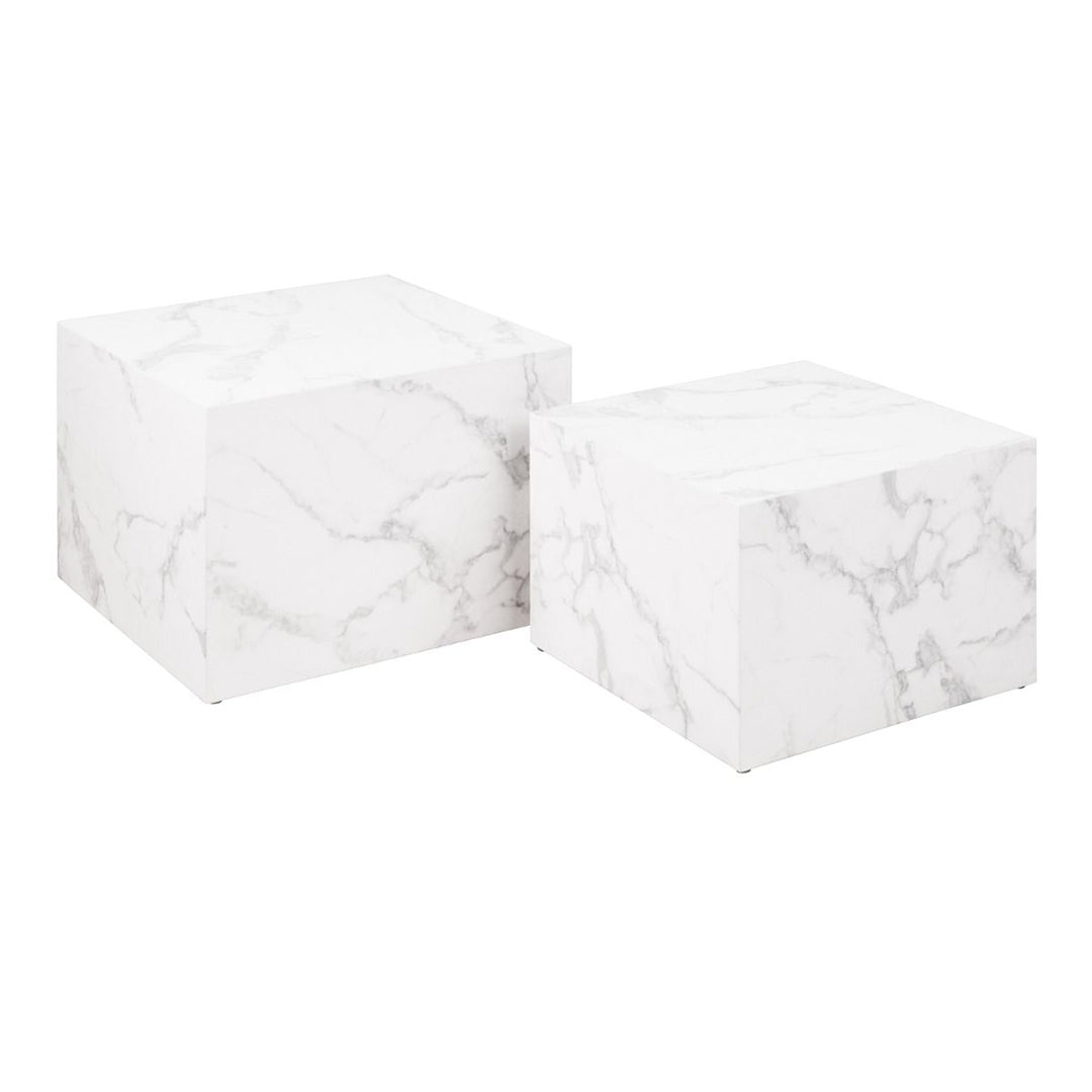 Wooden Coffee Tables in Set Of 2 Square - Dice