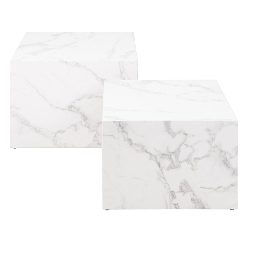 Wooden Coffee Tables in Set Of 2 Square - Dice