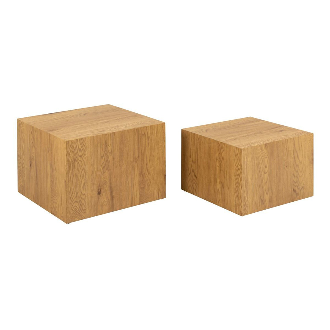 Wooden Coffee Tables in Set Of 2 Square - Dice