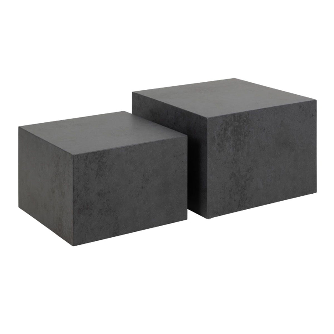 Wooden Coffee Tables in Set Of 2 Square - Dice