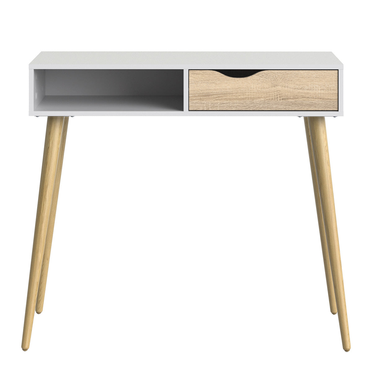 Wooden Console Table With 1 Drawer And 1 Shelf - Oslo