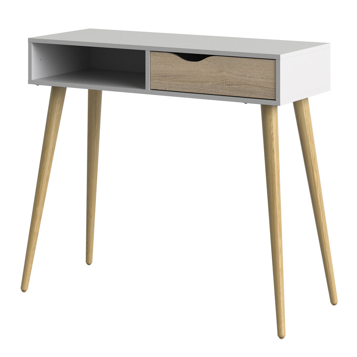 Wooden Console Table With 1 Drawer And 1 Shelf - Oslo