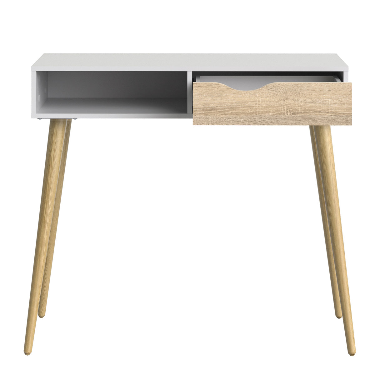 Wooden Console Table With 1 Drawer And 1 Shelf - Oslo