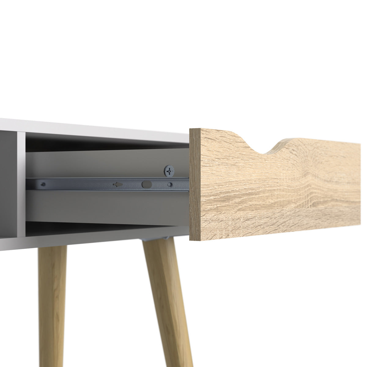 Wooden Console Table With 1 Drawer And 1 Shelf - Oslo