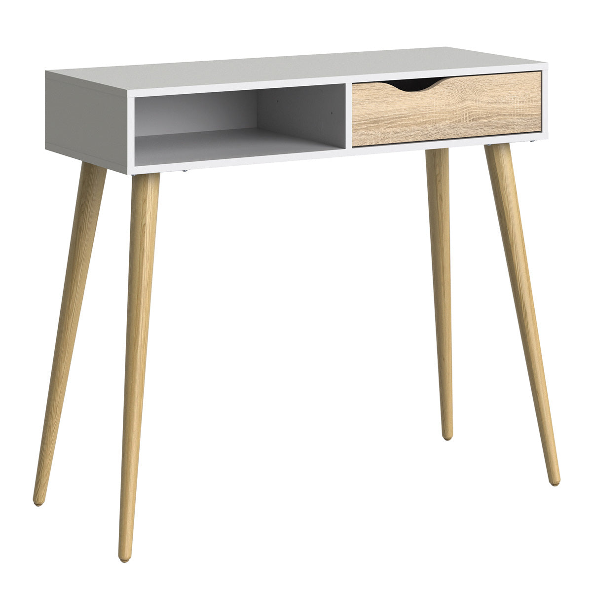 Wooden Console Table With 1 Drawer And 1 Shelf - Oslo