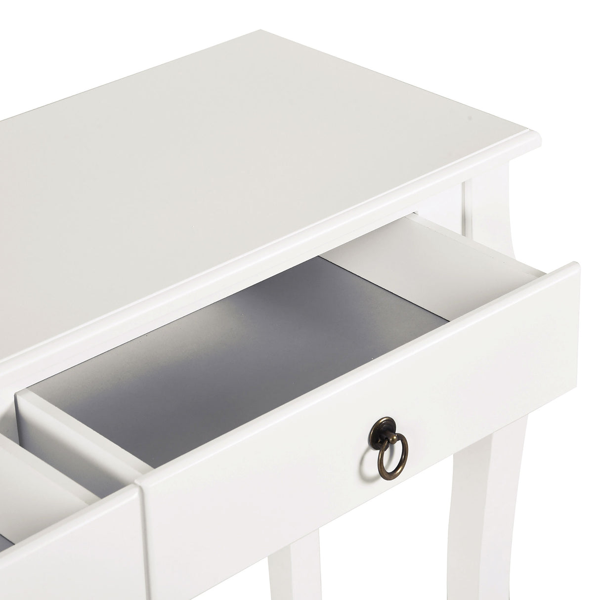 Wooden Console Table 100cm Wide With 2 Drawers - Velmora