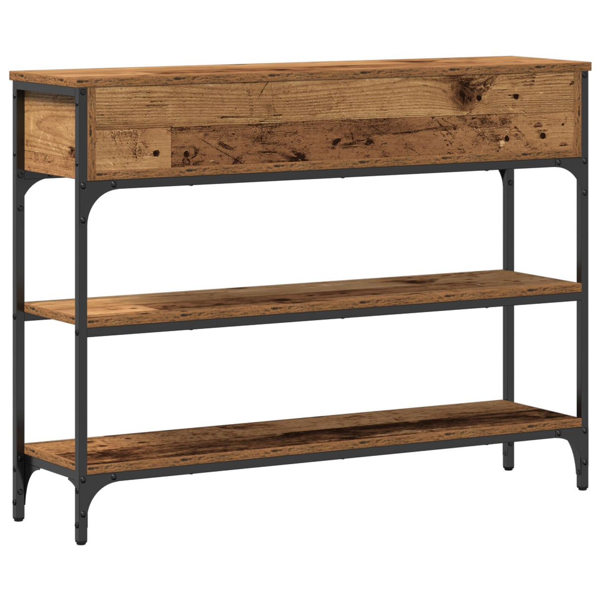 Wooden Console Table 100cm Wide With 2 Drawers - Vantage Home