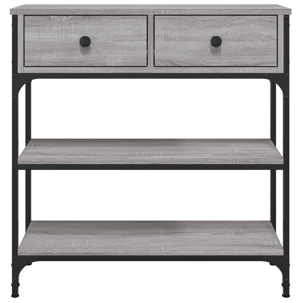 Wooden Console Table 72.5cm Wide With 2 Drawers - Vantage Home
