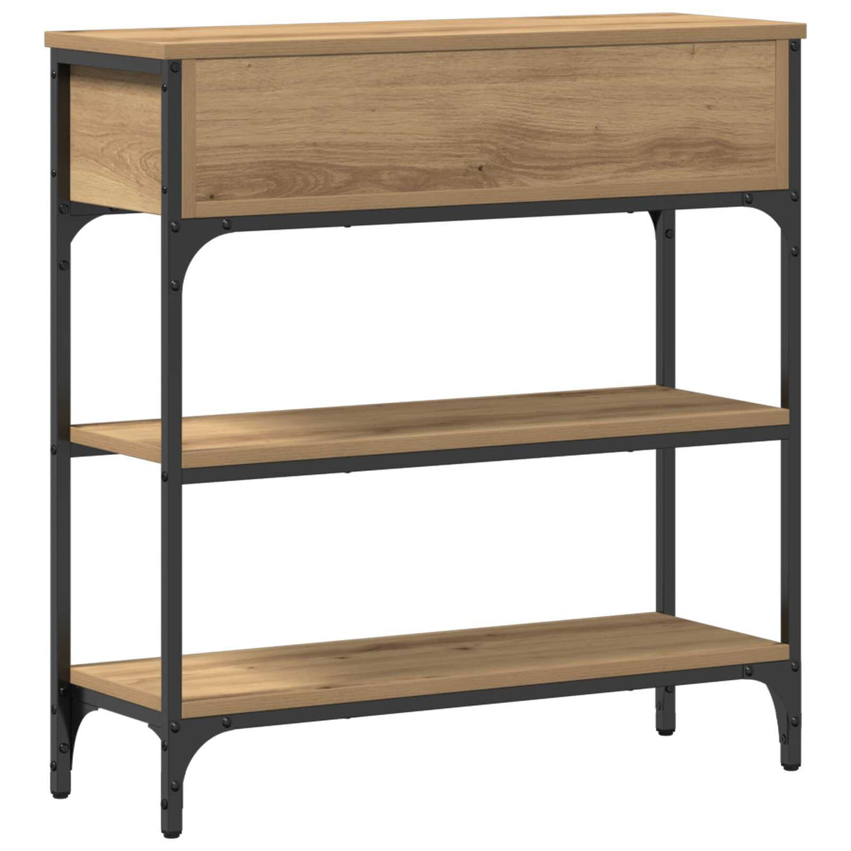 Wooden Console Table 72.5cm Wide With 2 Drawers - Vantage Home