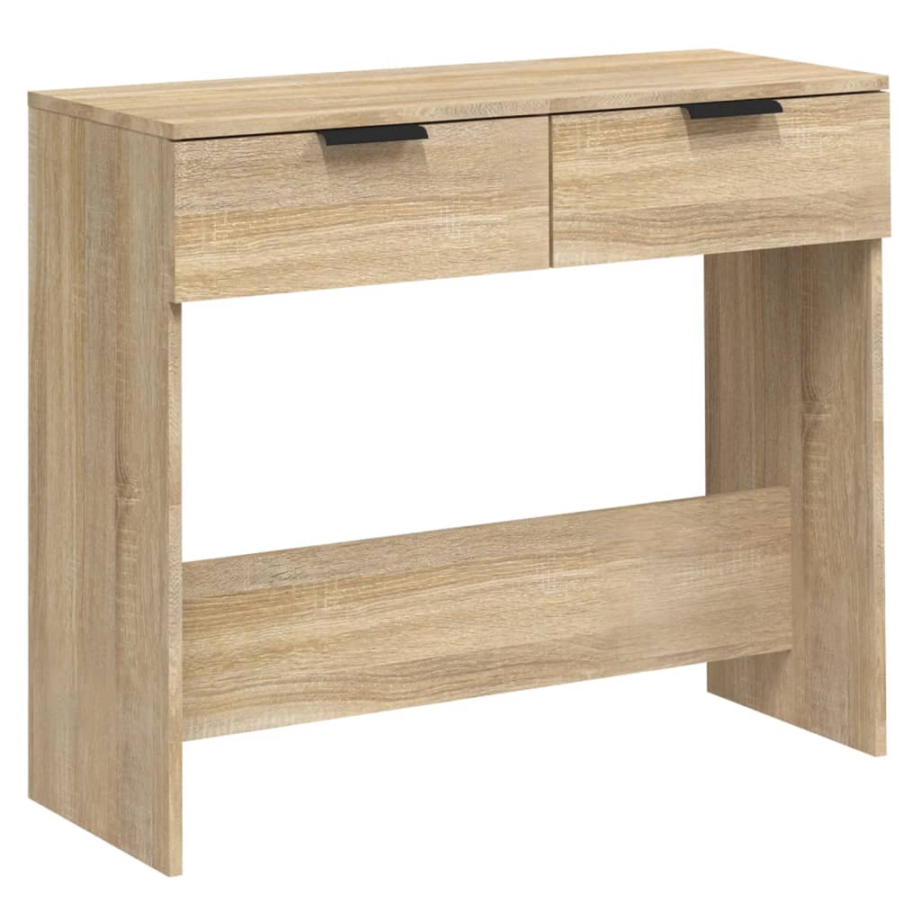Wooden Console Table 90cm Wide With 2 Drawers - Vantage Home