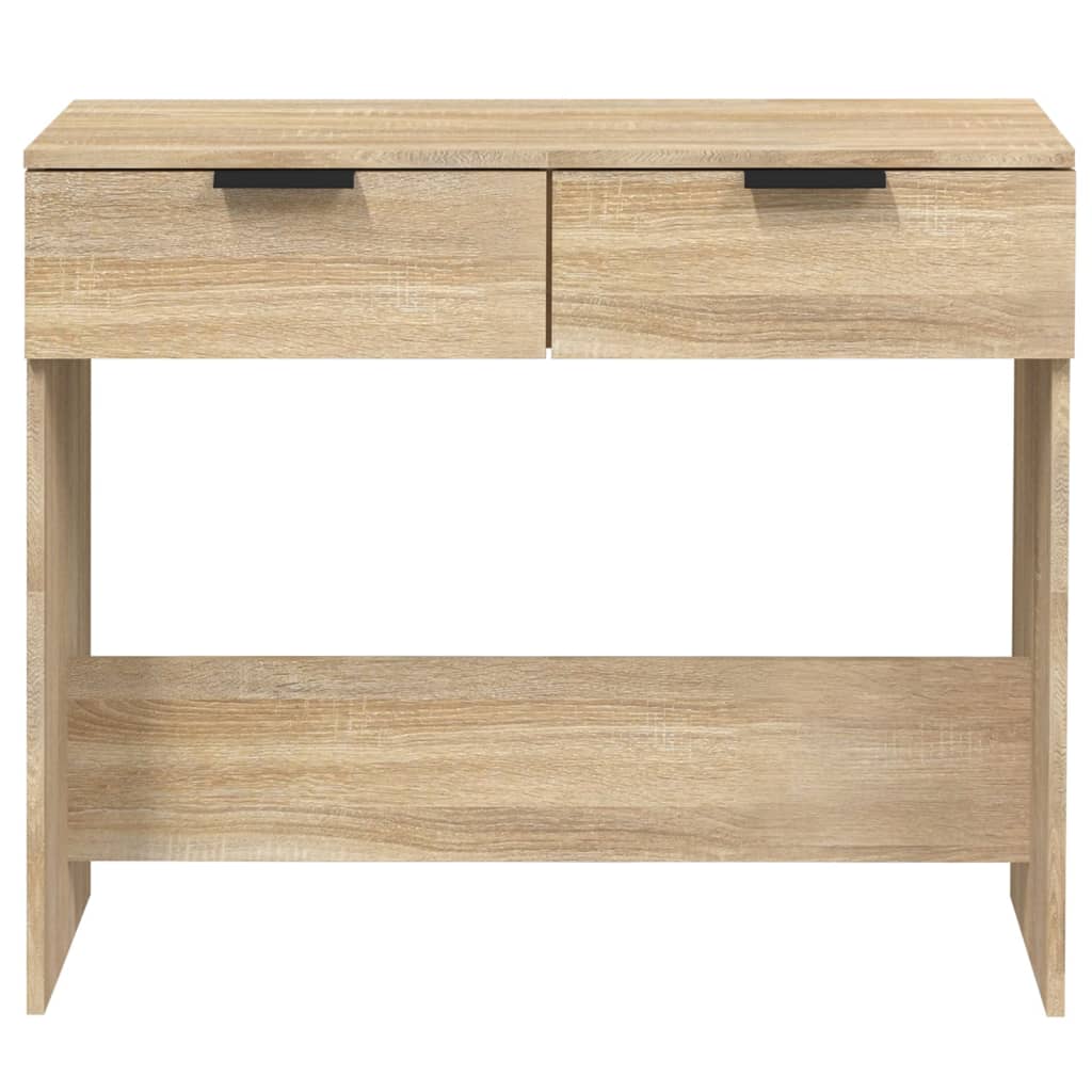 Wooden Console Table 90cm Wide With 2 Drawers - Vantage Home