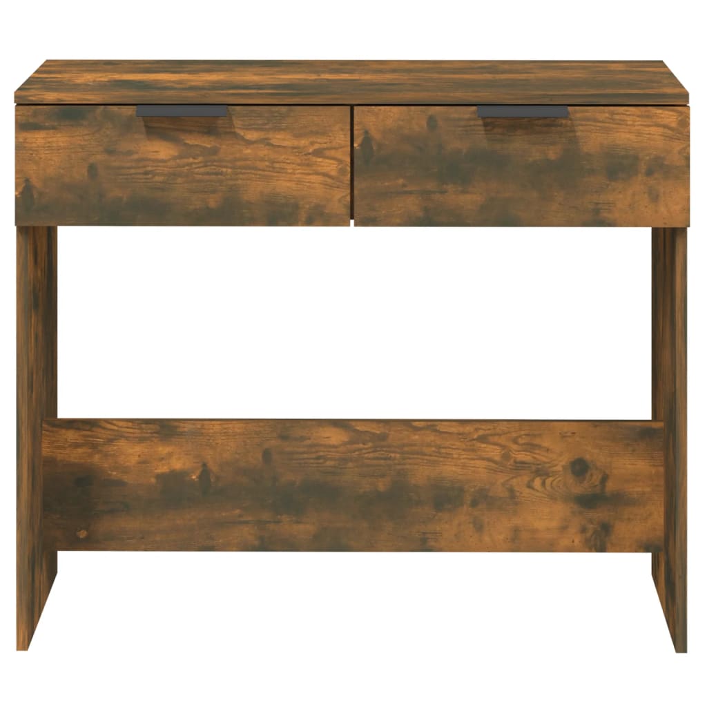 Wooden Console Table 90cm Wide With 2 Drawers - Vantage Home
