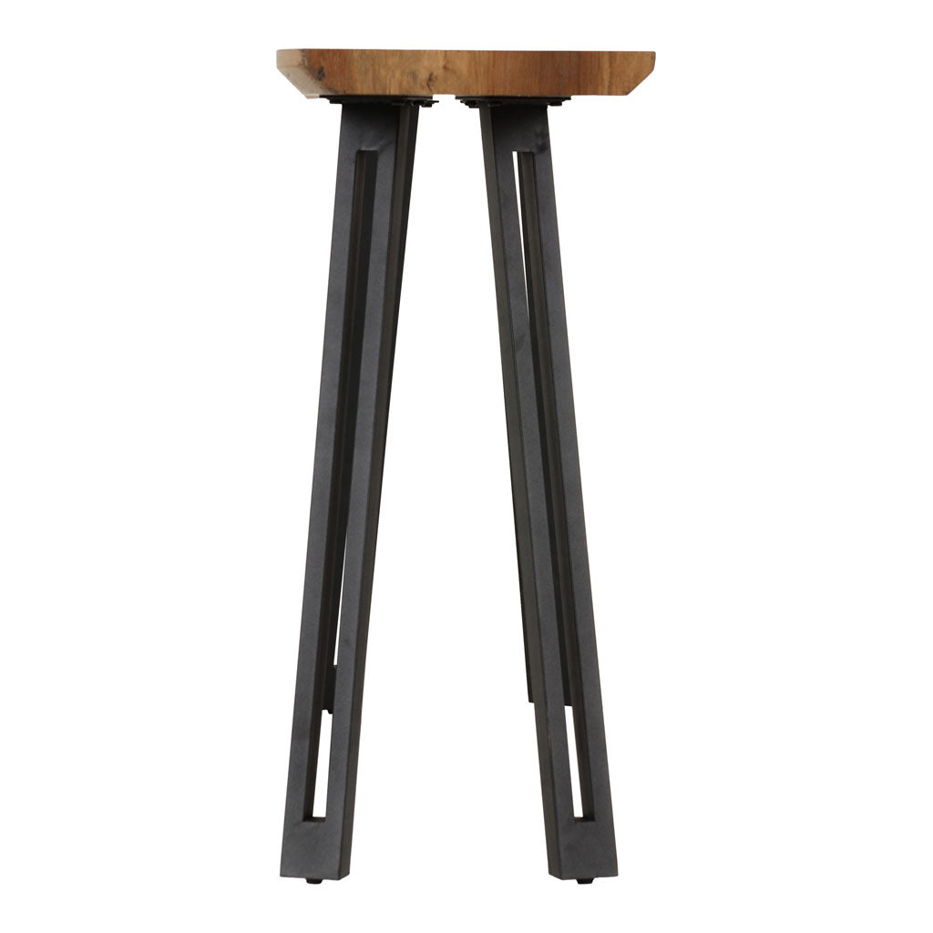 Wooden Console Table Wave Edge - Quebec