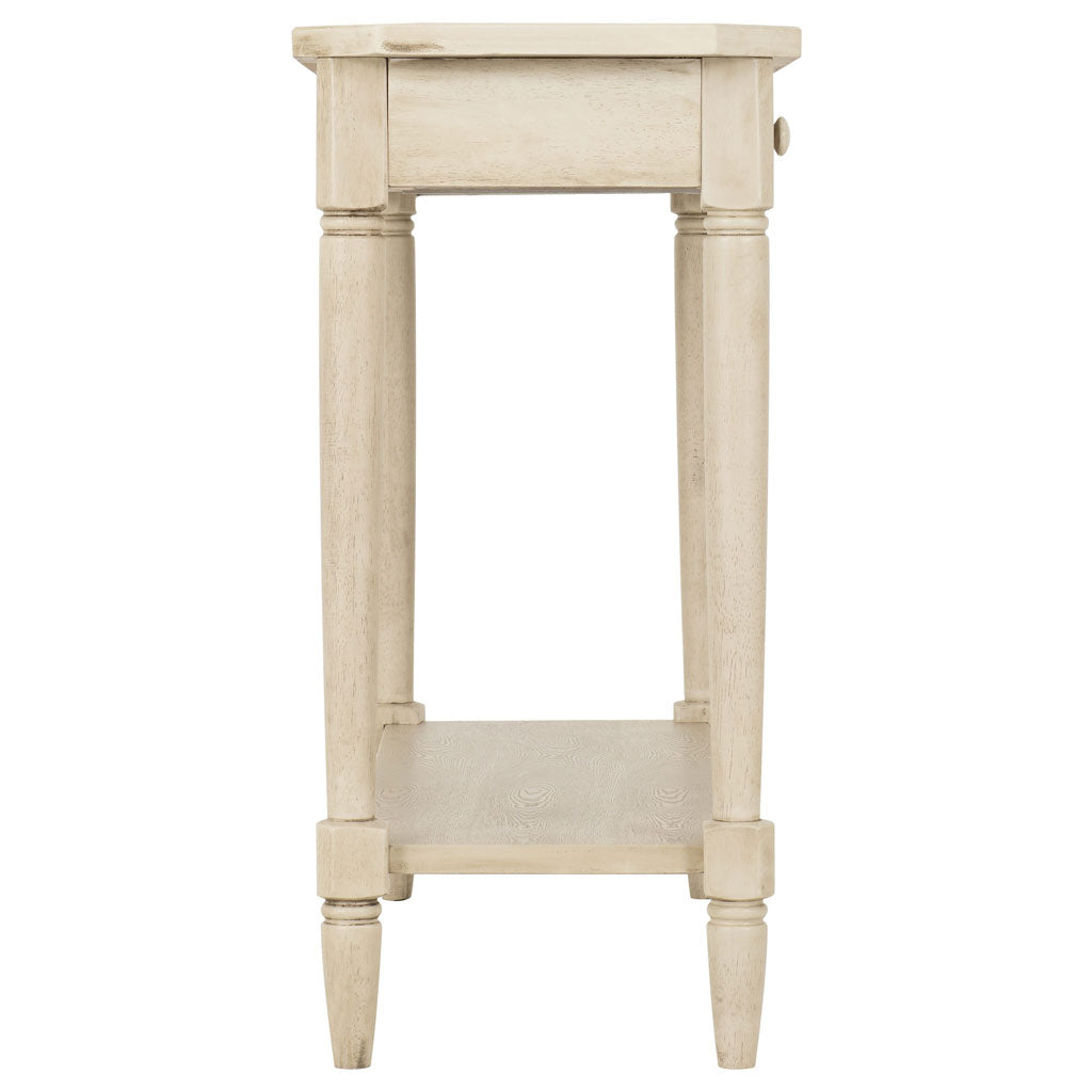 Wooden Console Table With 1 Drawer And Under Shelf - Chantilly