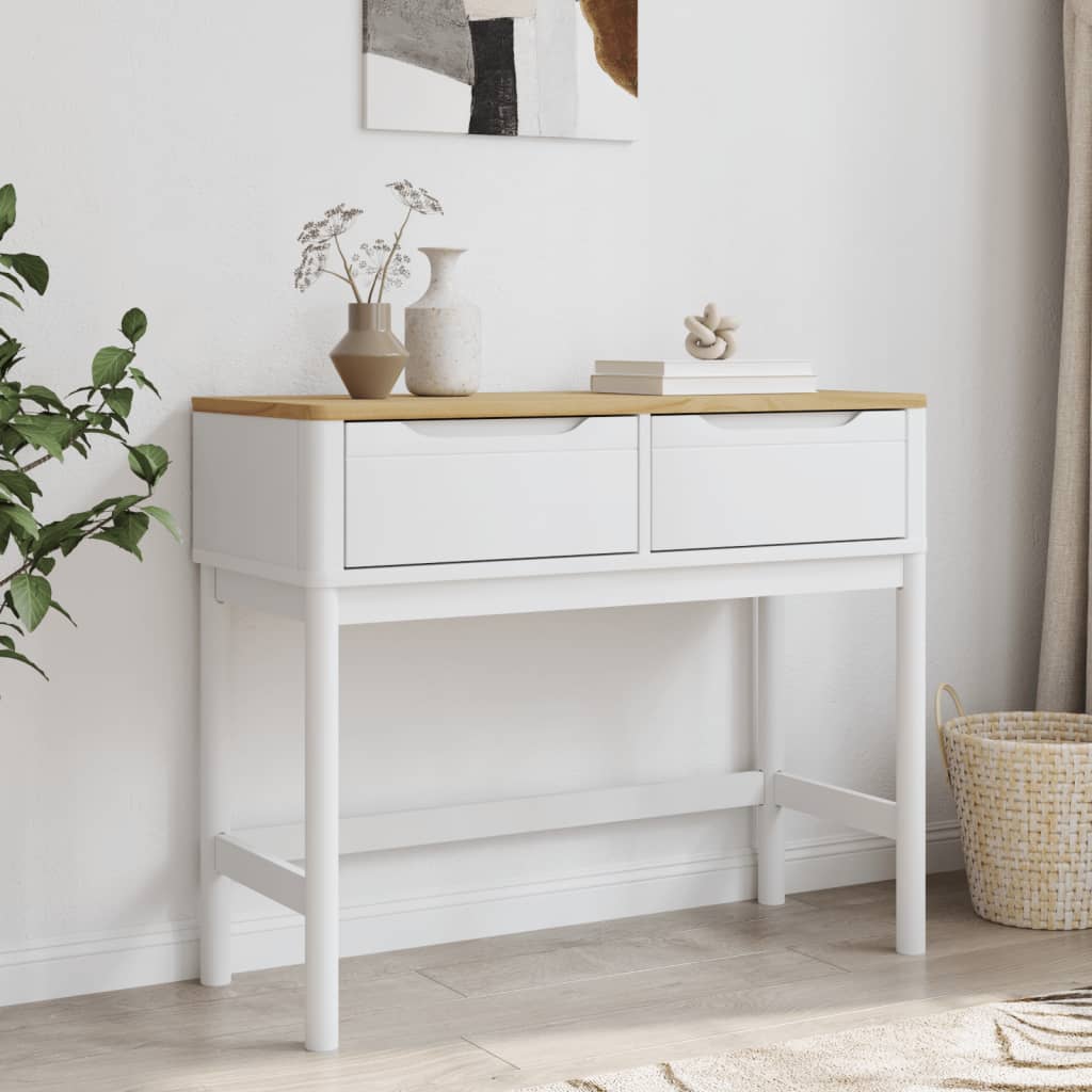 Wooden Console Table With 2 Drawers - Floro